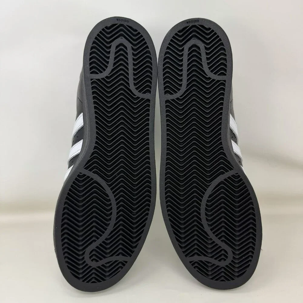 Adidas Originals Superstar 2 Shell Toe Shoes Black White Men’s Size 11.5 - Picture 6 of 8